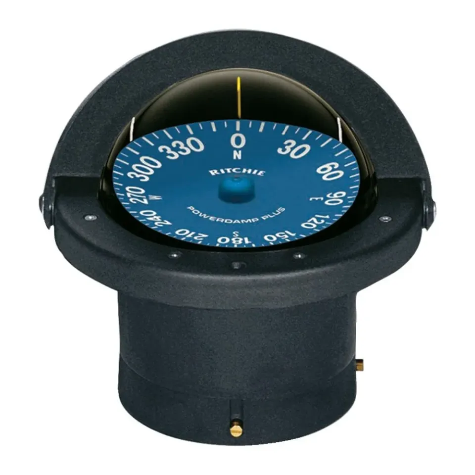 Ritchie Supersport compas bateau 4"1/2 noir/bleu course large