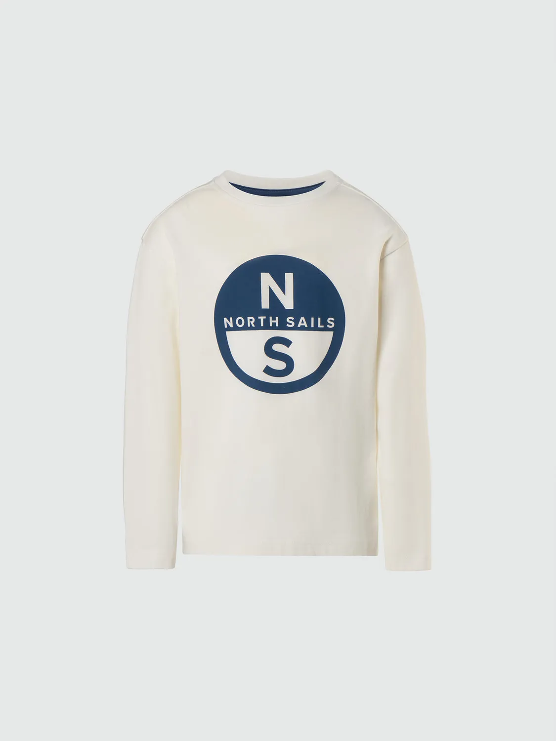 North Sails Maxi Print t-shirt manche longue coton bio