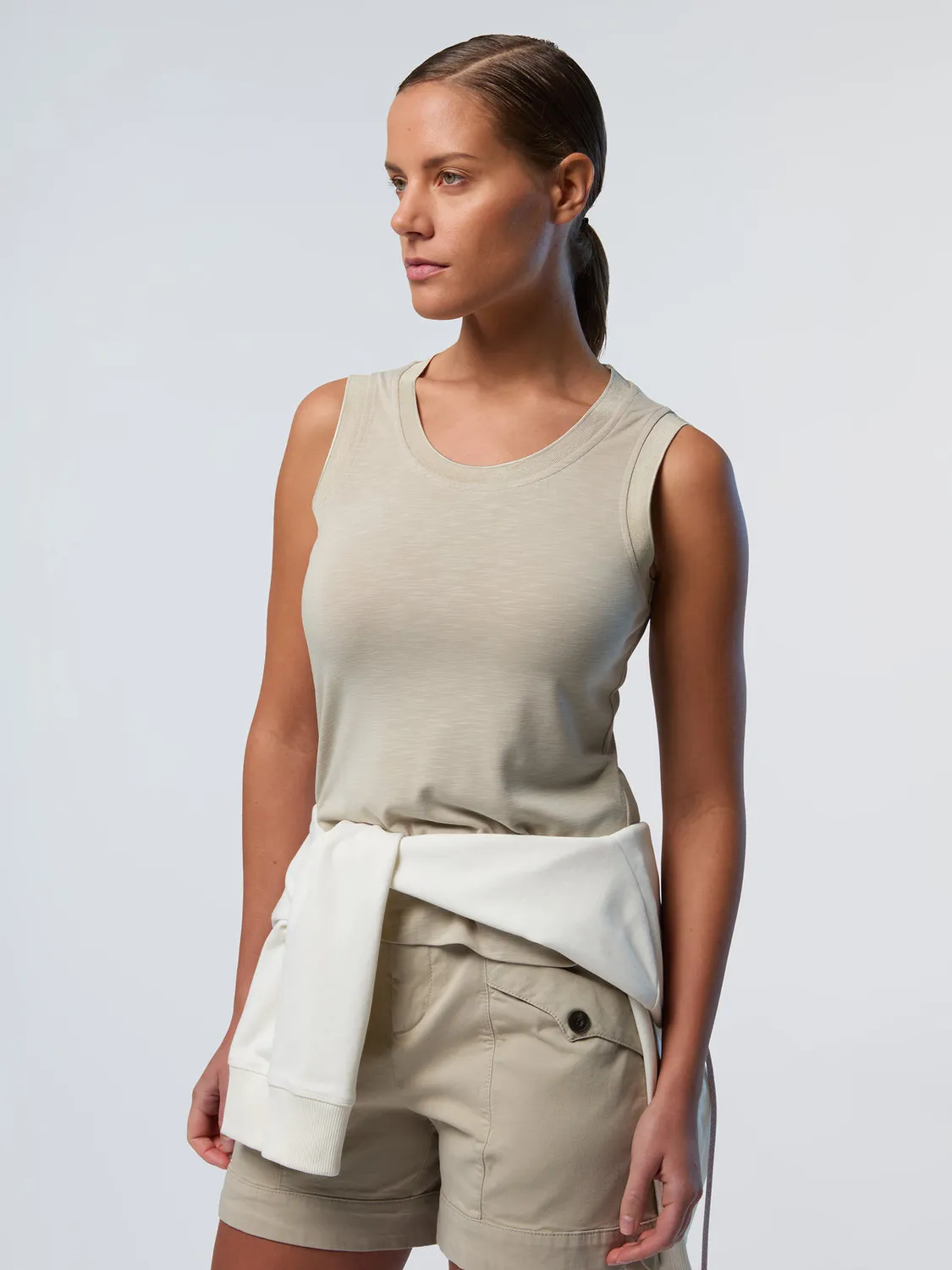North Sails Débardeur Slub Jersey modal léger