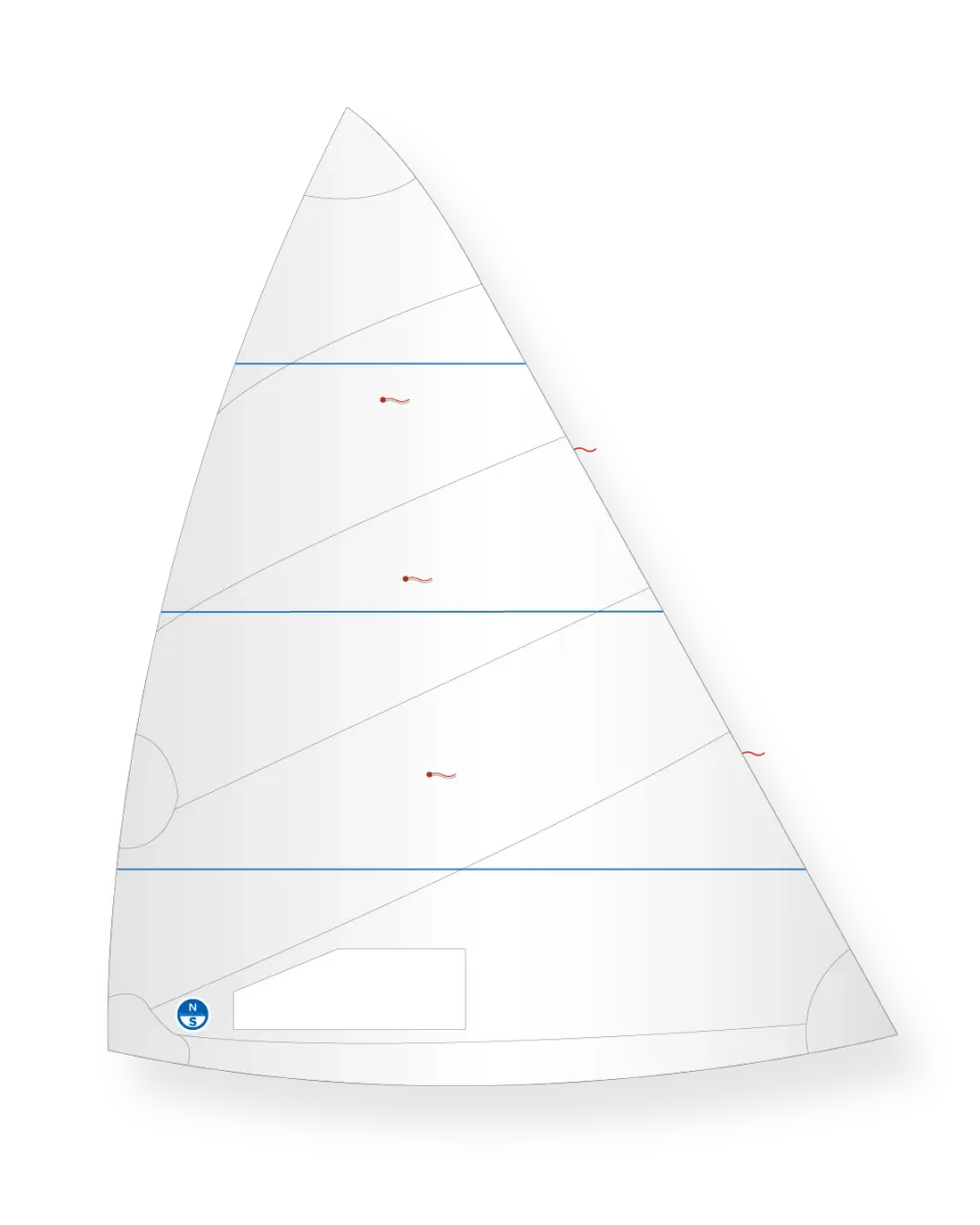 North Sails Dinghy 12 D-14 grand-voile légère 2.5oz