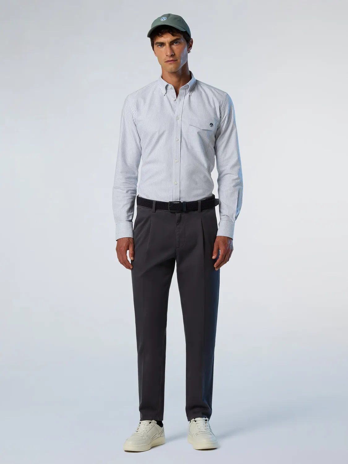North Sails chemise Oxford rayée brossée homme Combo 1
