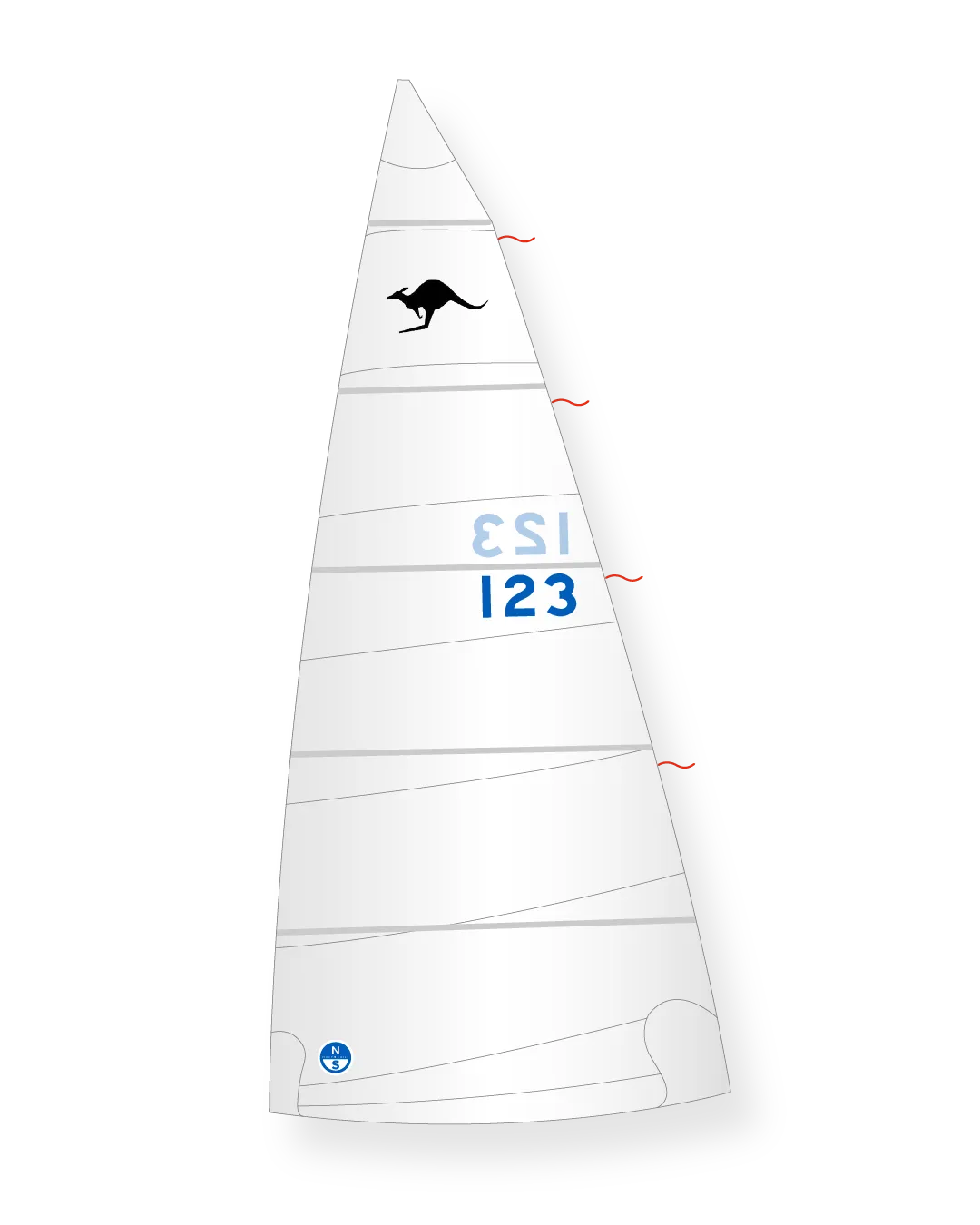 North Sails Australian Sharpie grand-voile Dacron lattée