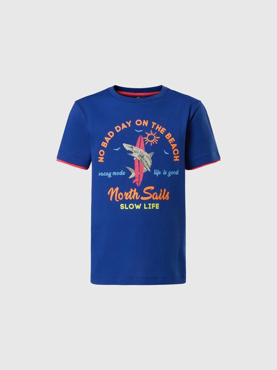 North Sails T-shirt imprime vacance coton bio