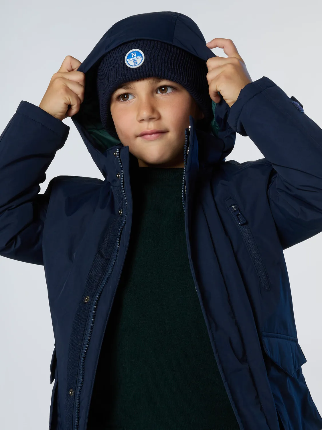 North Sails parka capuche amovible taslan recyclé