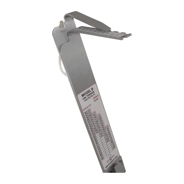 Loos tensiomètre de gréement 2,5/3/4 mm alu inox