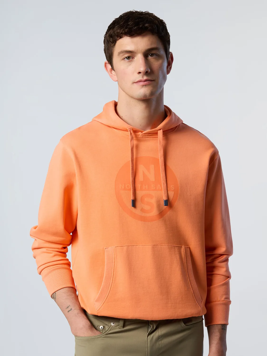 North Sails sweat capuche maxi logo coton bio