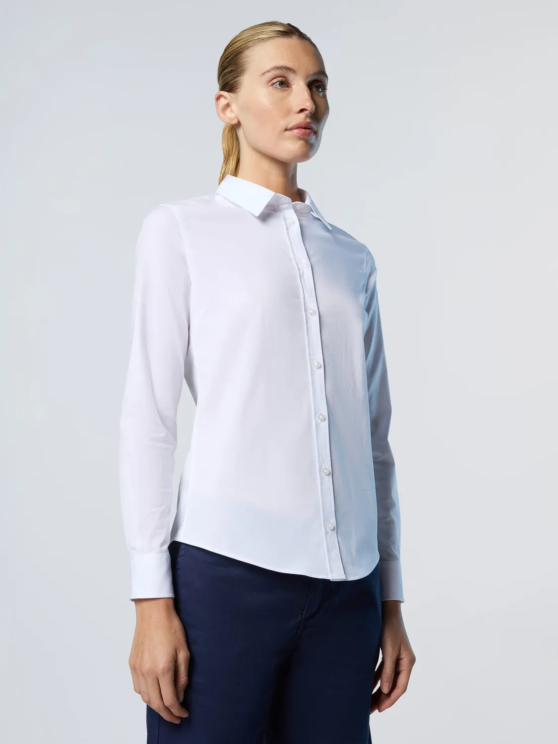North Sails chemise popeline homme boutons marqués