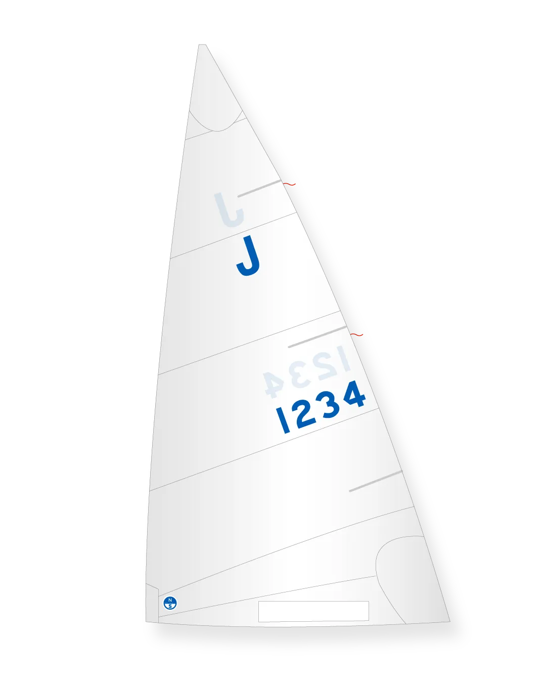North Sails Blue Jay Class grand-voile Dacron crosscut