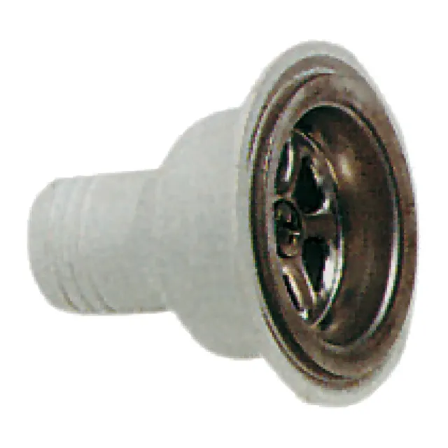 Smev bonde droite évier bateau Ø25 grille 47 mm