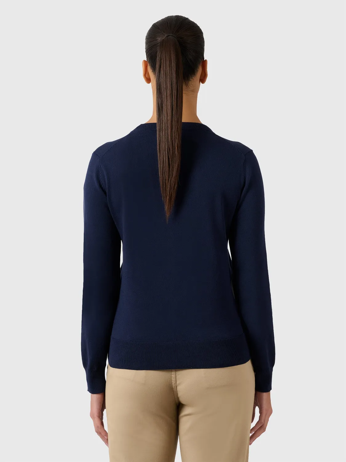 North Sails Crew Neck Knit pull femme bleu marine
