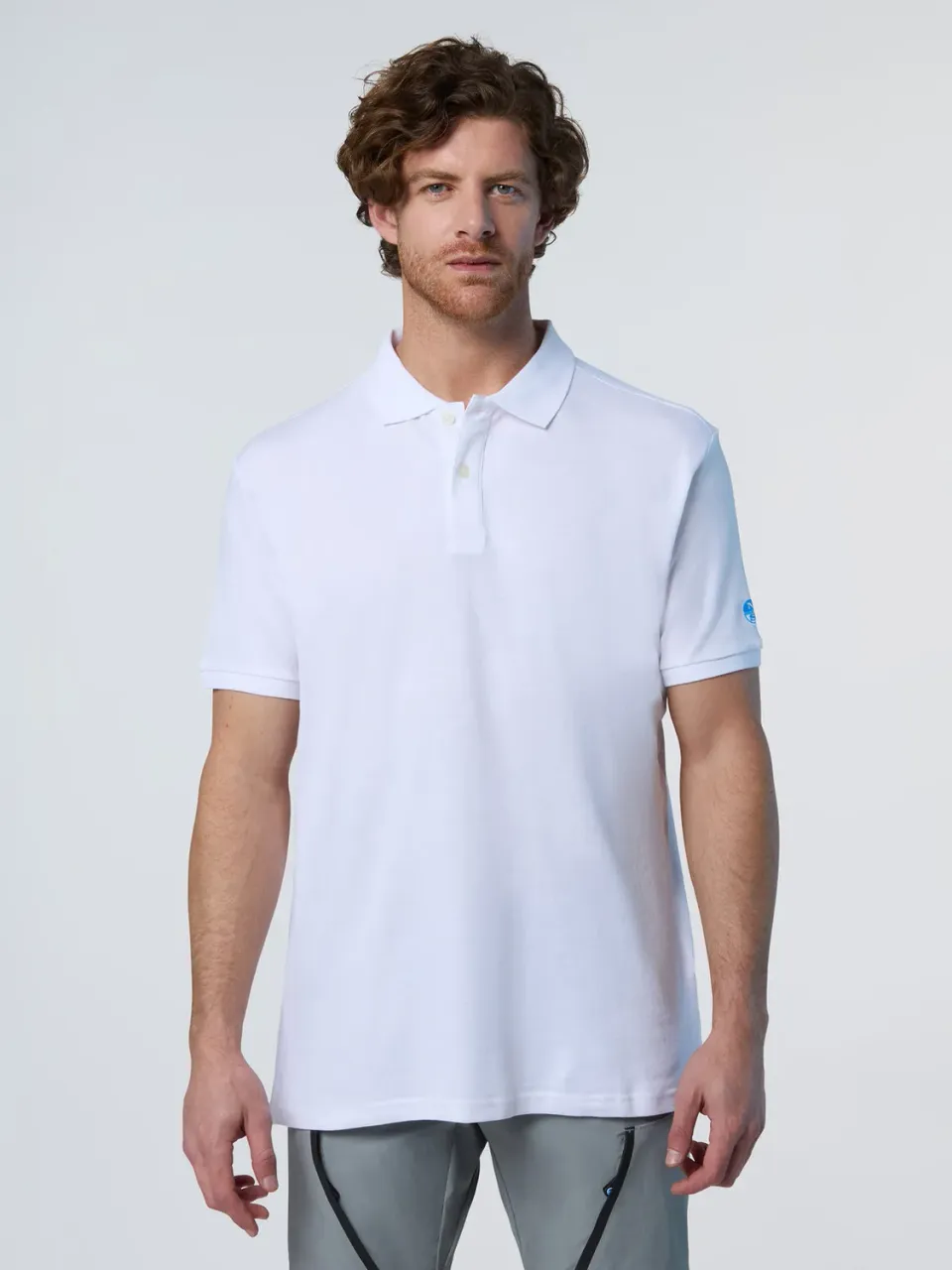 North Sails polo piqué coton patch manche