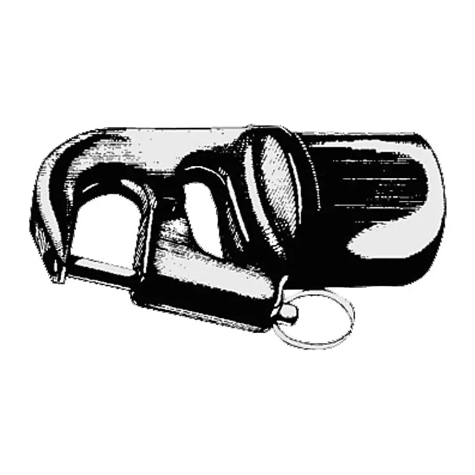 Pfeiffer embout de tangon 40x2 mm aluminium noir