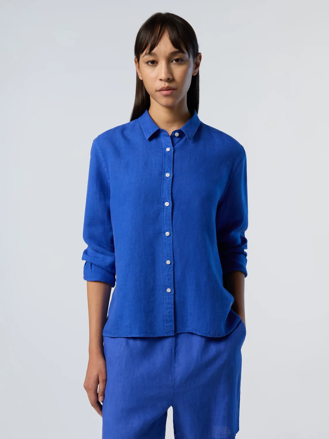 North Sails European Flax chemise lin homme rayée