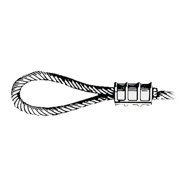 Osculati manchon aluminium 5 mm x30 câble acier