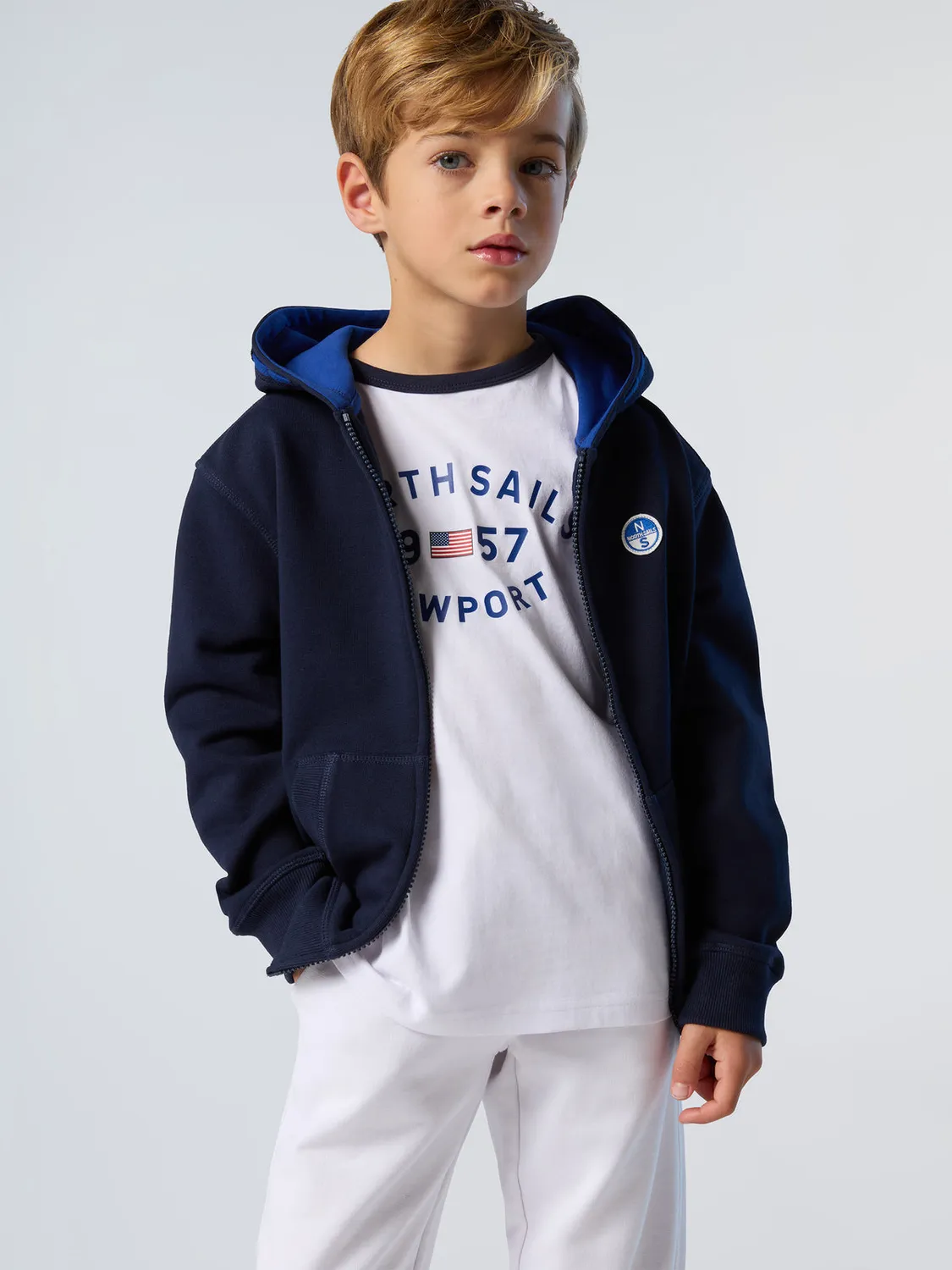 North Sails Newport t-shirt enfant coton bio imprimé