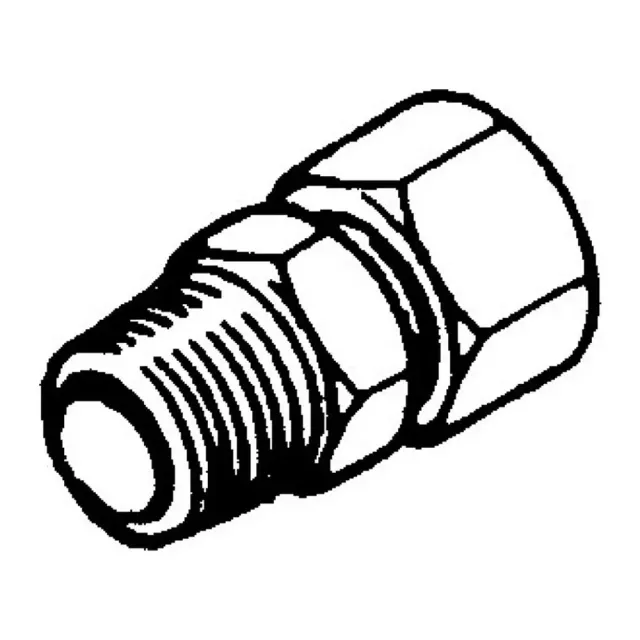 Ultraflex raccord droit 3/8" pompe direction hydraulique