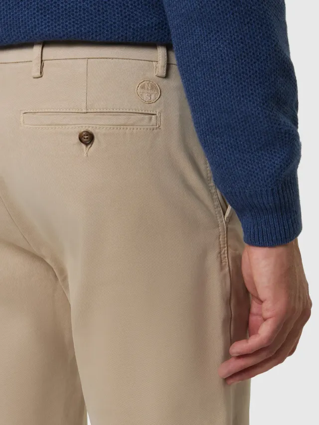 North Sails Defender chino gabardine beige homme