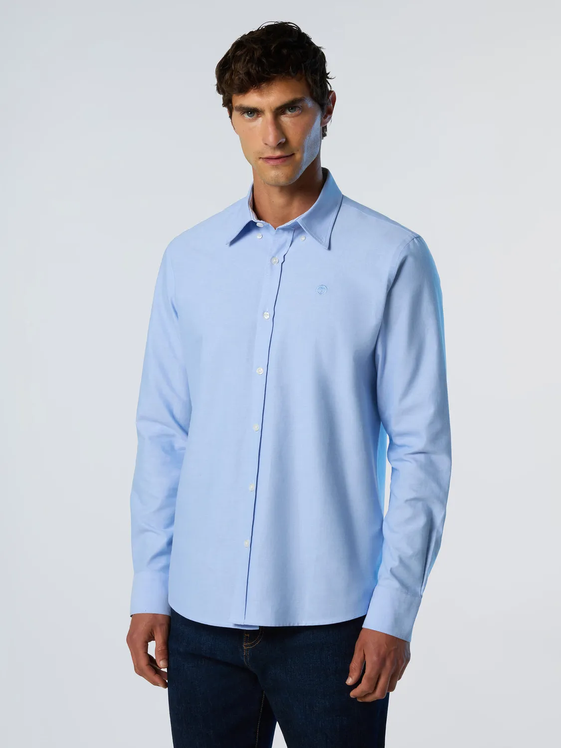 North Sails chemise oxford coton bio logo brodé