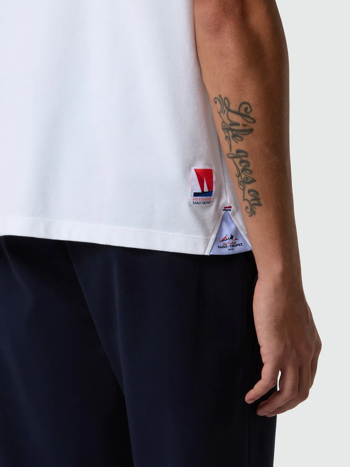 North Sails Saint-Tropez polo homme coton blanc