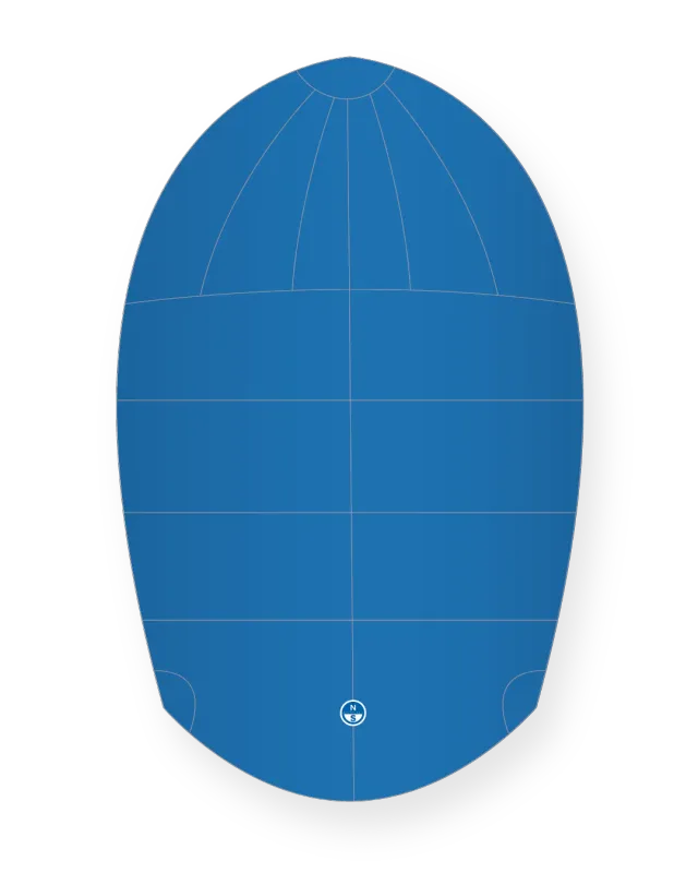 North Sails Bullseye Spinnaker radial régate Norlon