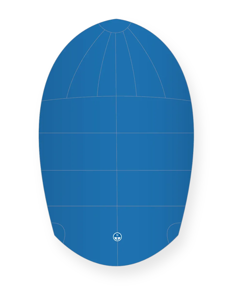 North Sails Bullseye Spinnaker radial régate Norlon