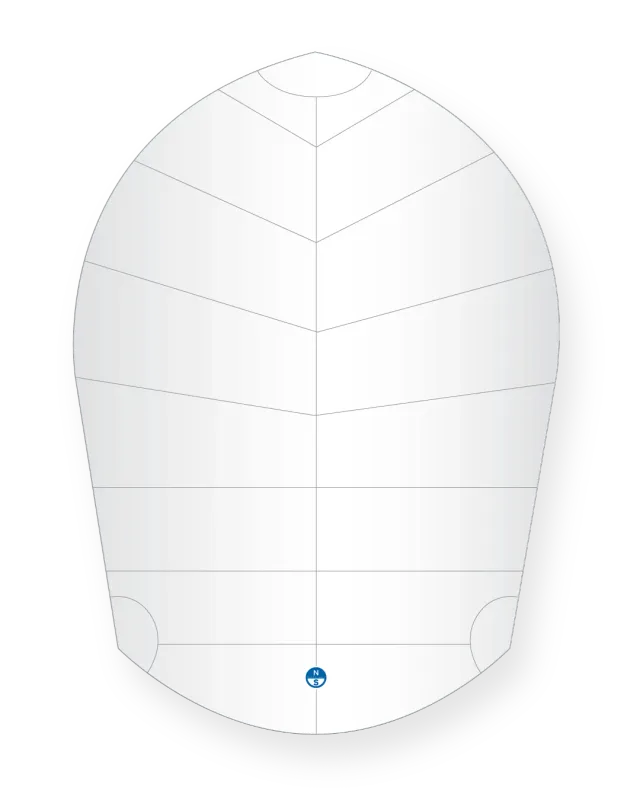 North Sails International 110 spi symétrique nylon