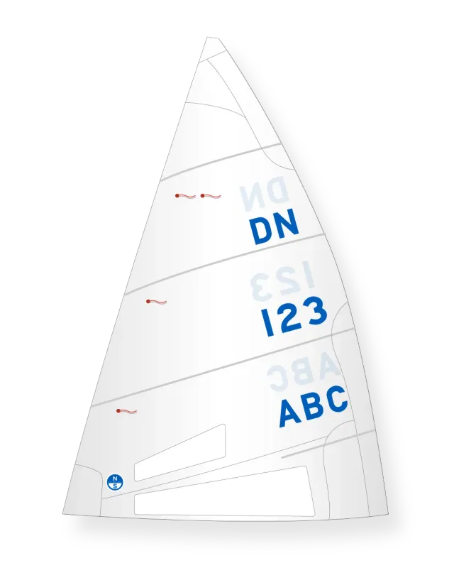 North Sails DN Iceboat AS voile All Speed glace vent fort