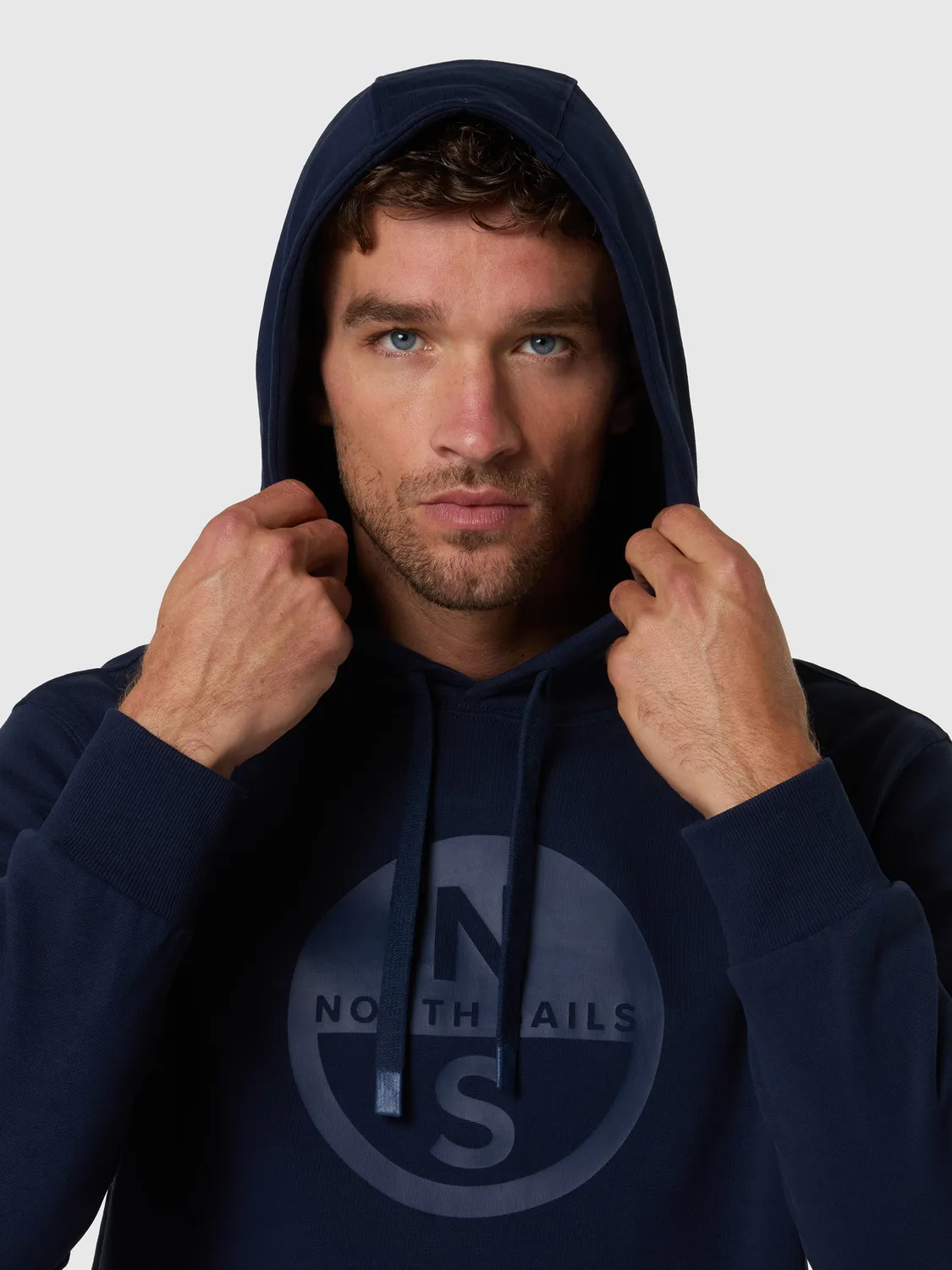 North Sails hoodie maxi logo homme molleton