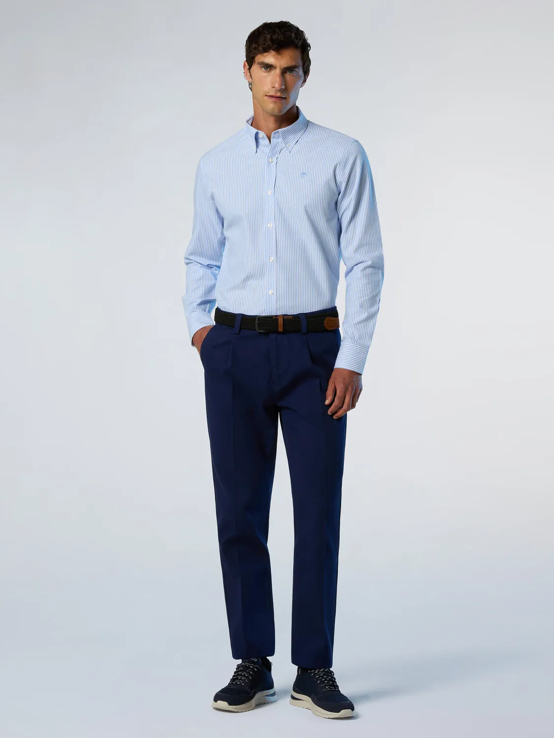 North Sails Oxford chemise rayée coton bio