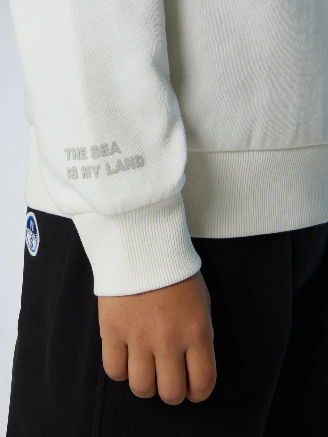 North Sails maxi logo sweat col rond coton bio