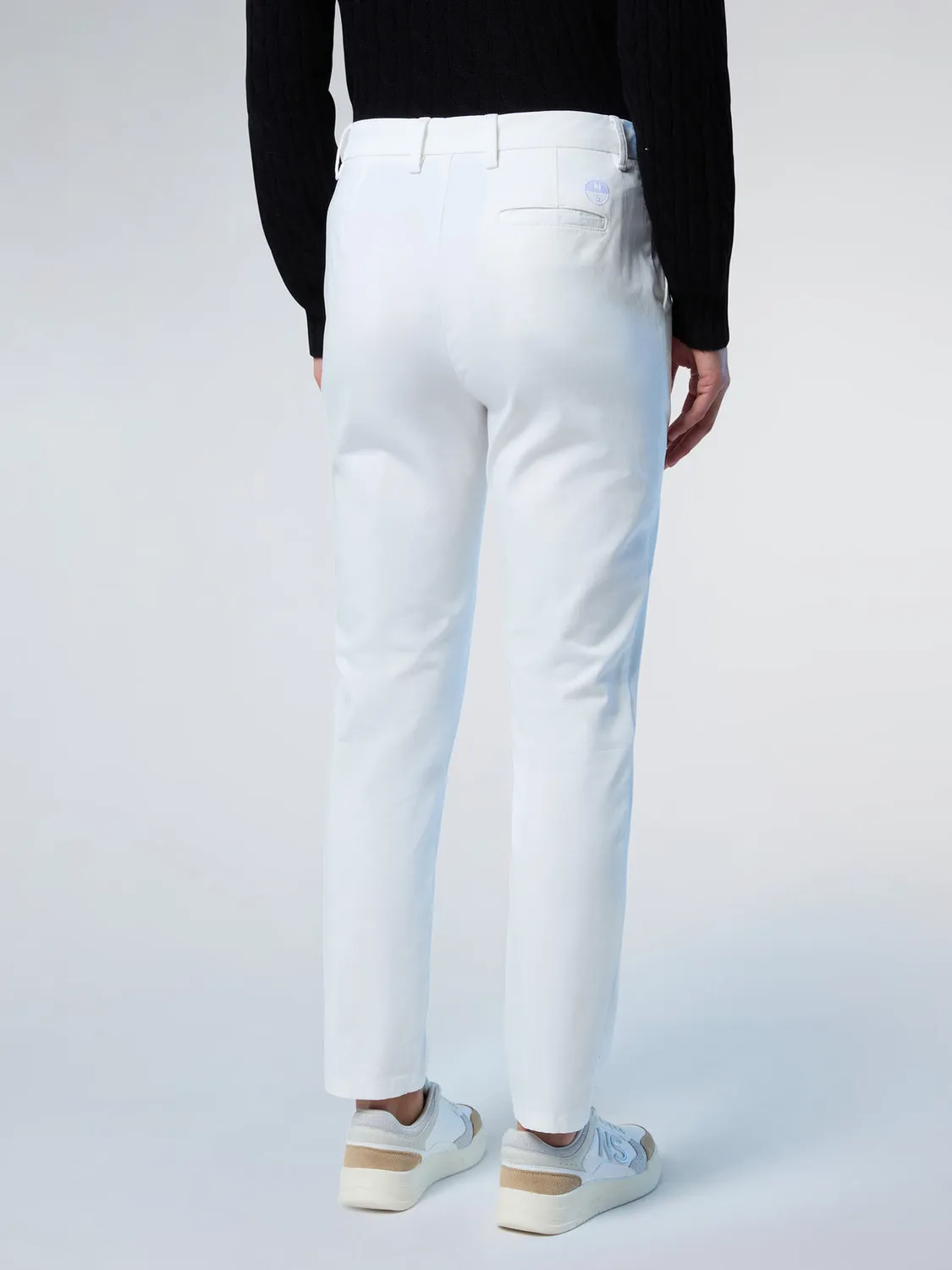 North Sails chino gabardine slim coton bio homme