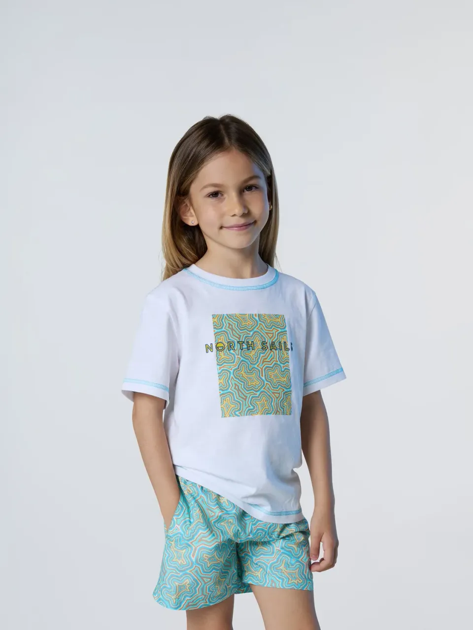 North Sails t-shirt enfant jersey bio imprimé graphique