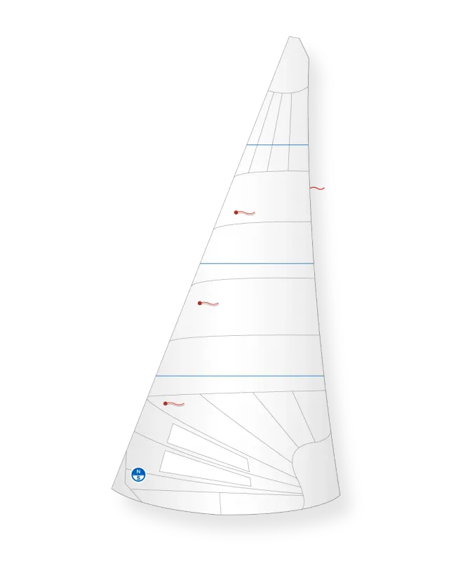 North Sails Lark RJ-4 foc coupe régate