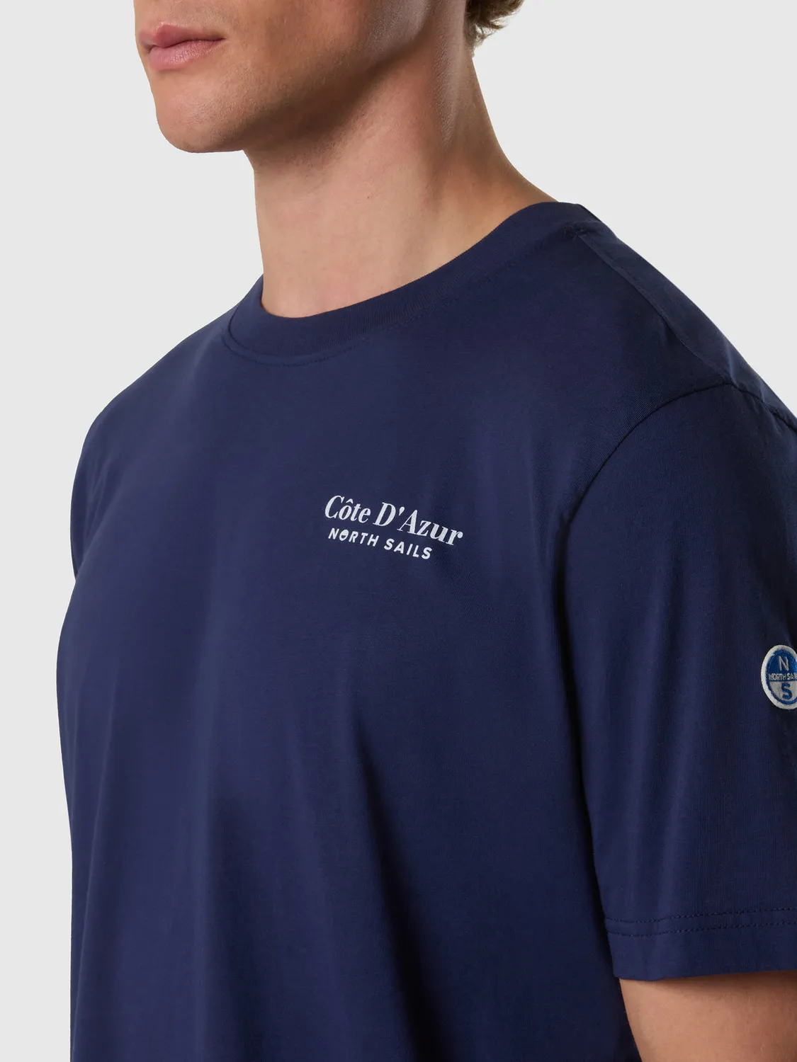 North Sails T-shirt French Riviera coton bio imprimé
