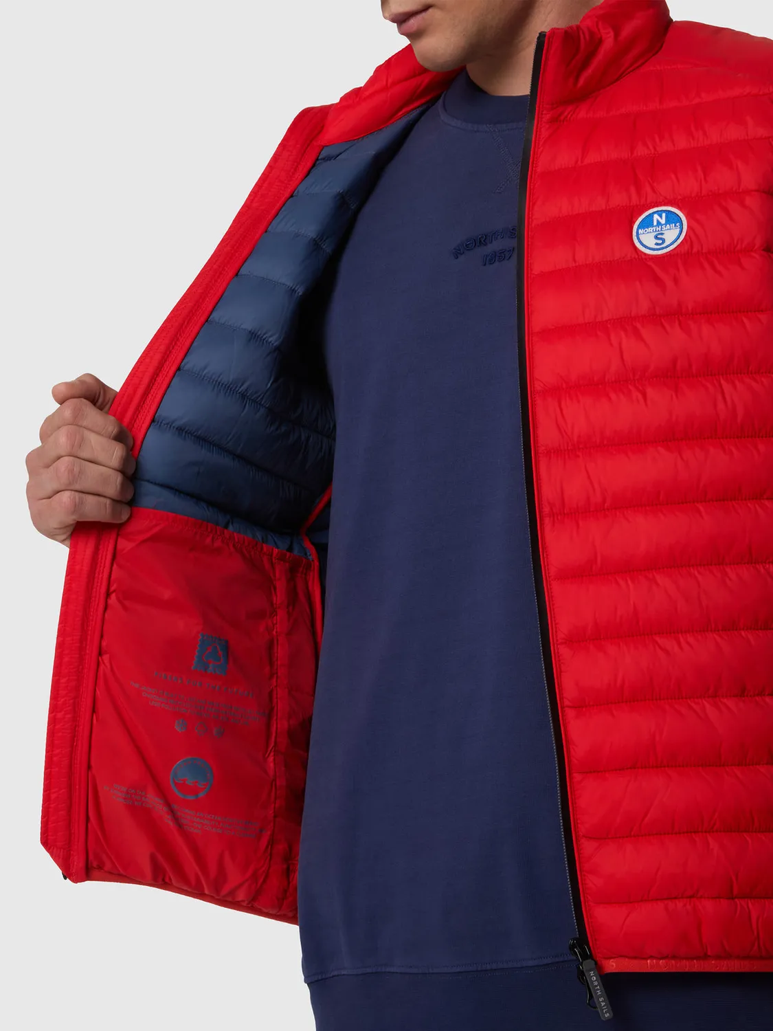 North Sails Zephyr gilet Ultralight recyclé