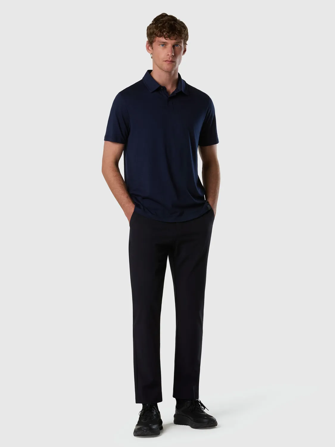 North Sails polo jersey Tencel coton léger unis