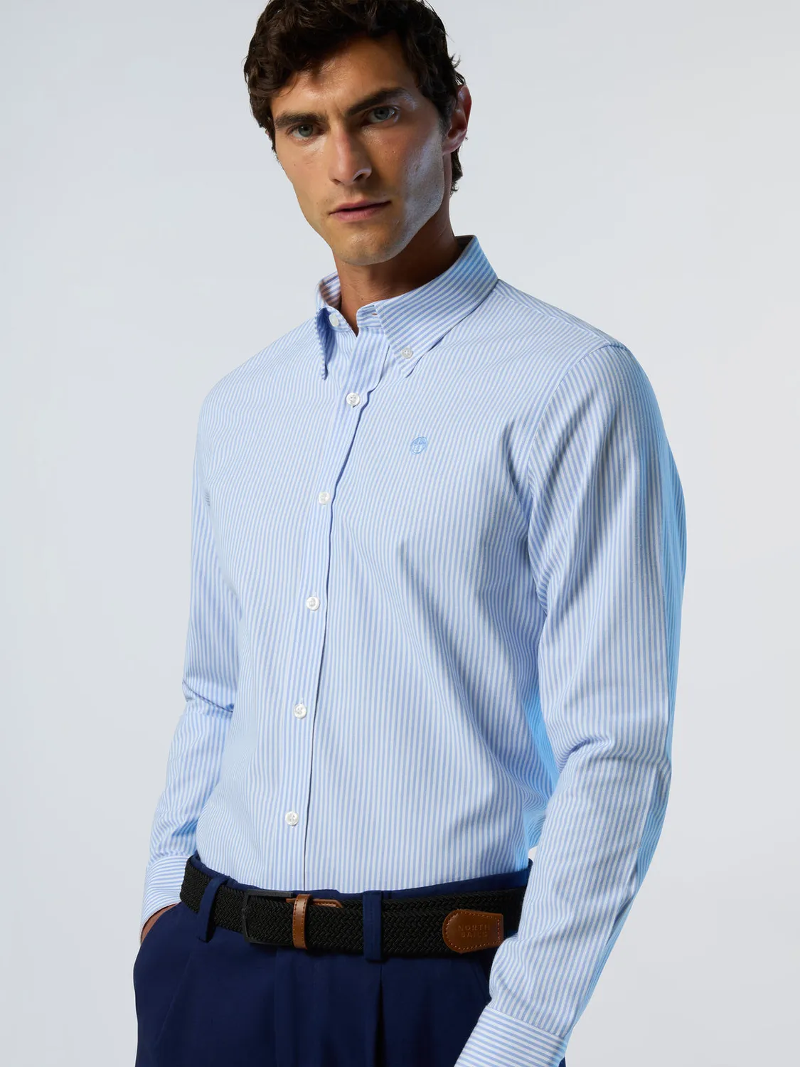 North Sails Oxford chemise rayée coton bio