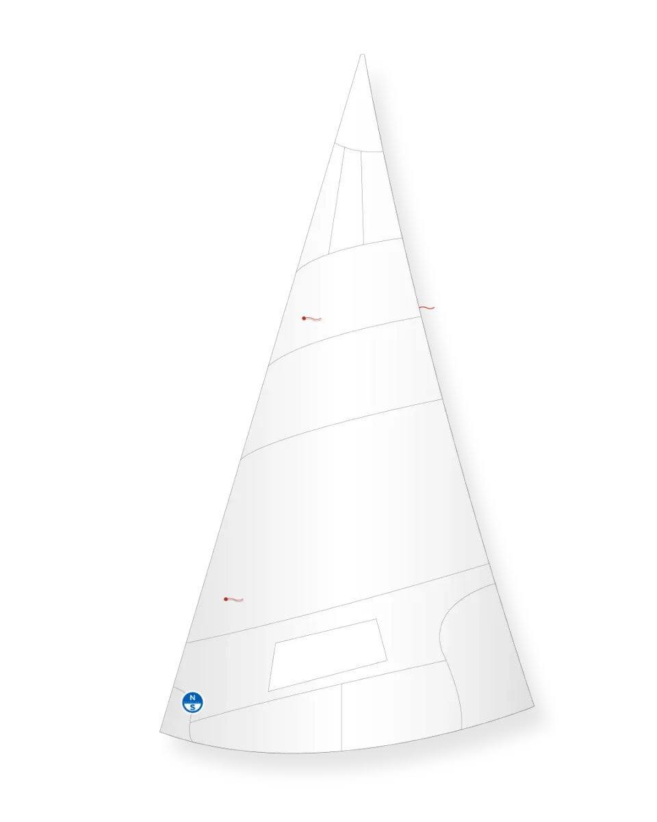 North Sails Jet 14 SS2++ foc Dacron régate