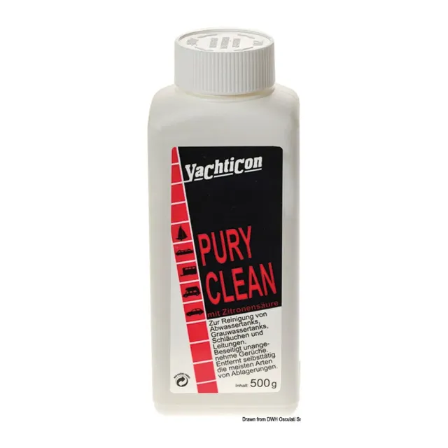 Yachticon Puryclean nettoyant désinfectant poudre eaux usées