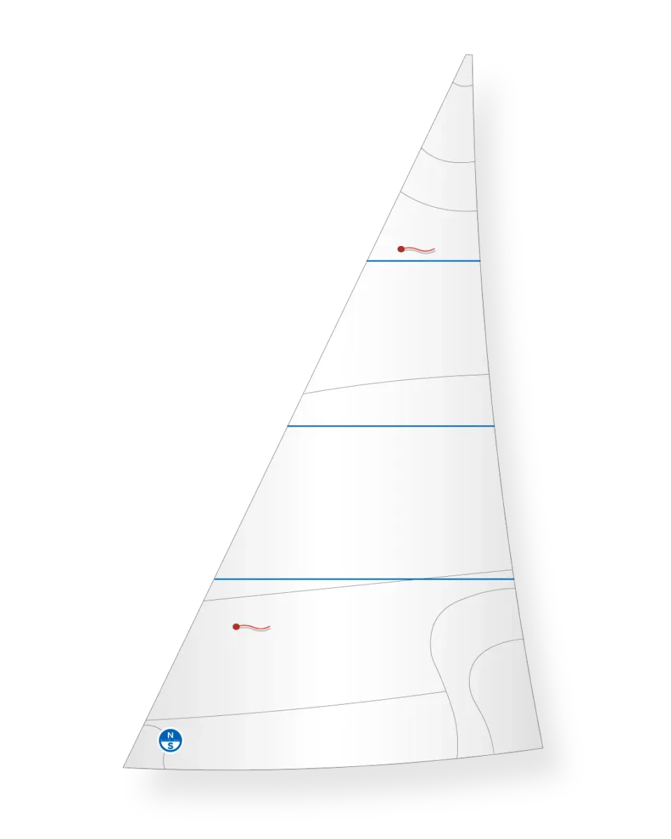 North Sails Rhodes 19 Sport foc Dacron lourd