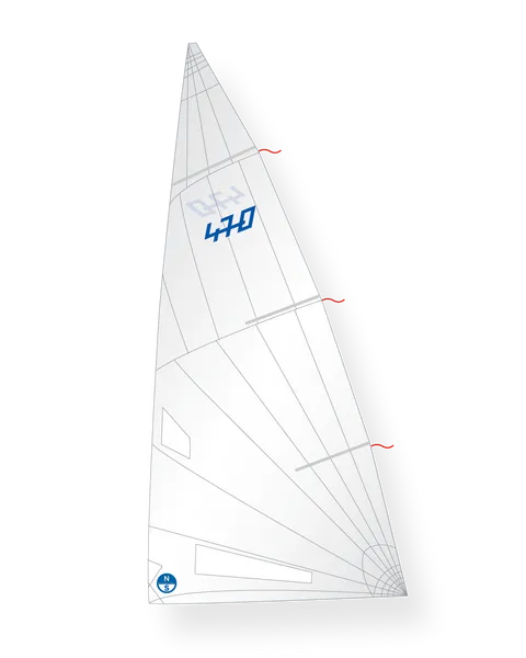 North Sails 470 N12-L9B grand-voile légère