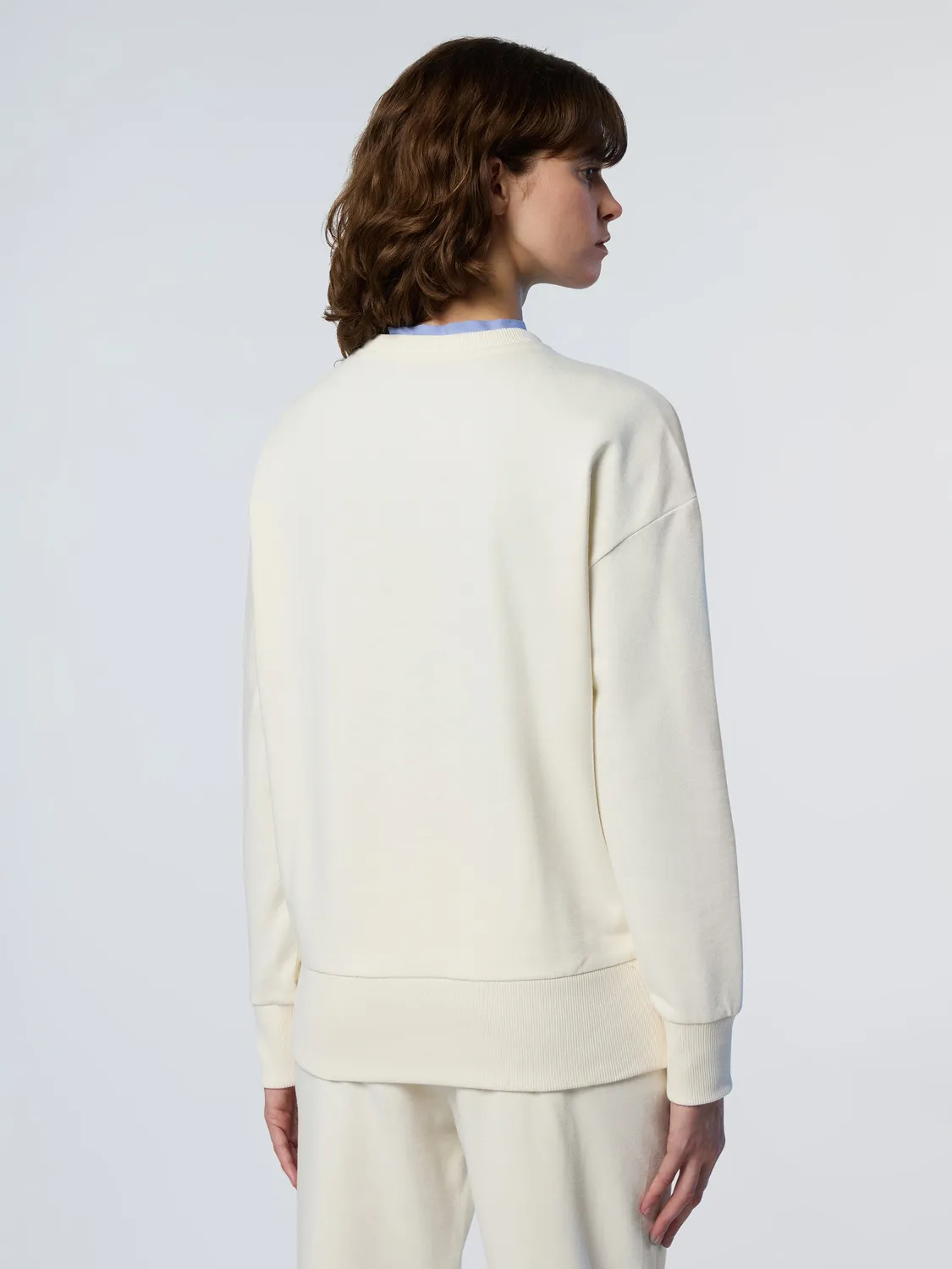 North Sails Sweat Col Rond Slogan Femme Bleu Marine
