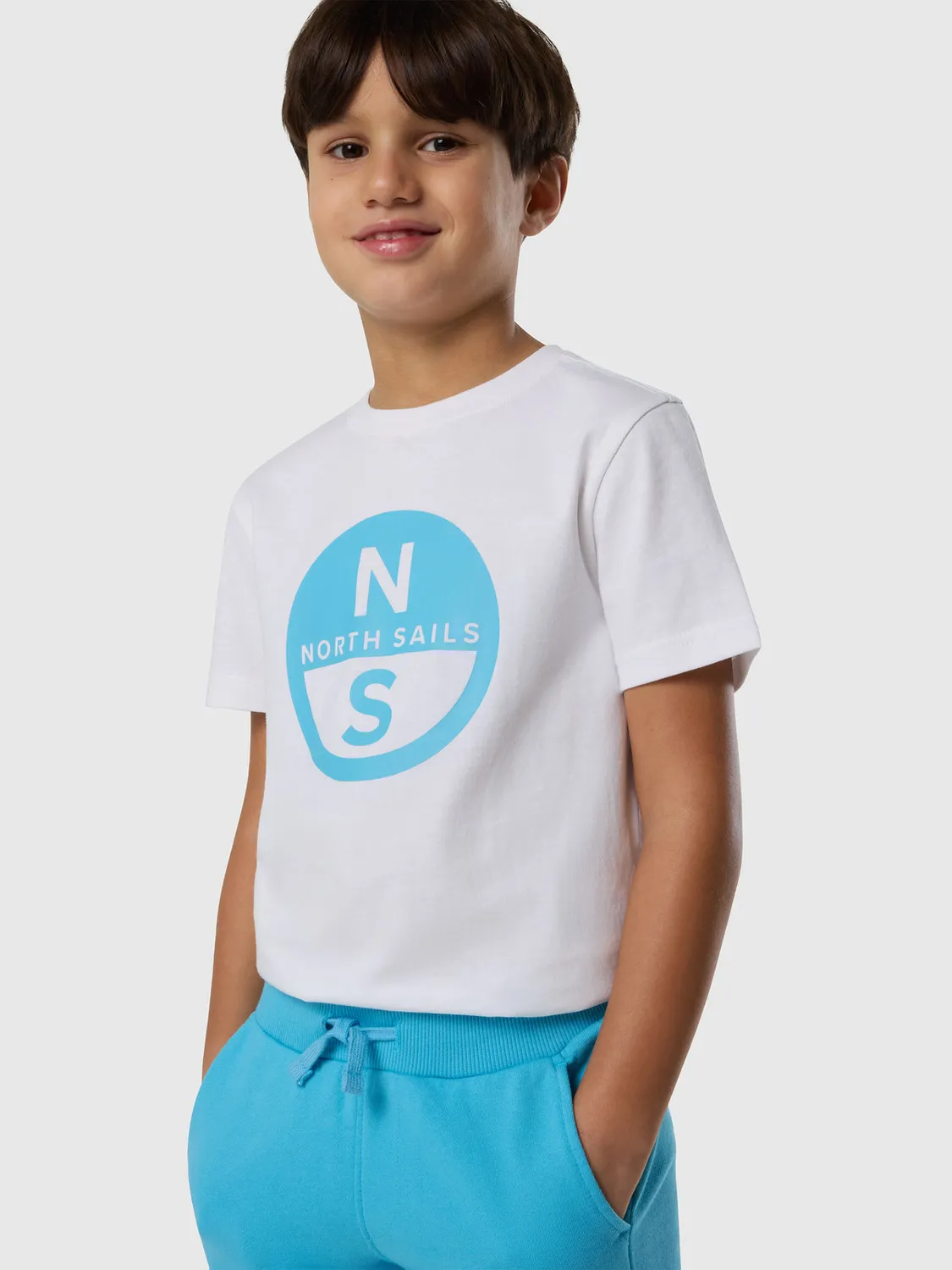 North Sails t-shirt maxi logo jersey coton bio