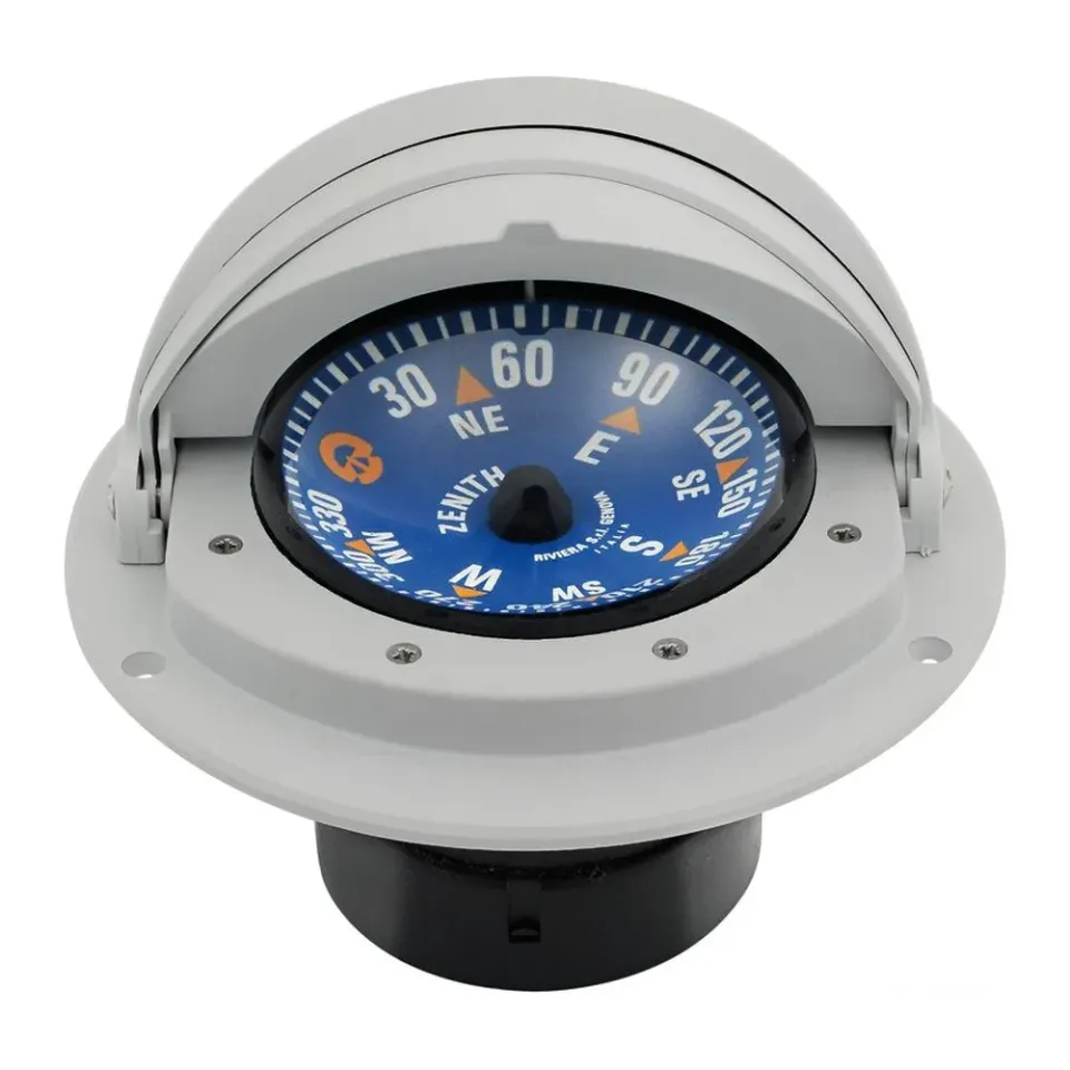 Riviera 3" Compas marine 80 mm bleu cache