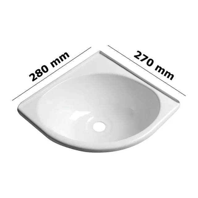 Osculati évier angle ABS blanc carré bateau