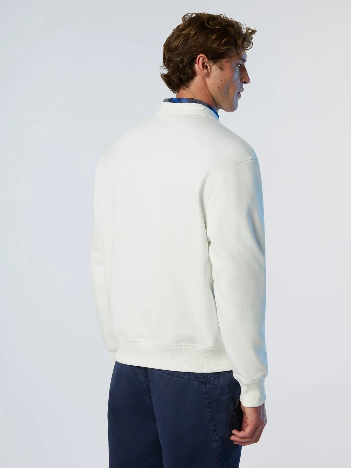 North Sails Archive sweat molleton coton bio à oeillet