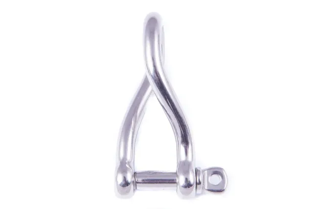 Sea Sure manille torsadée axe 6 mm inox