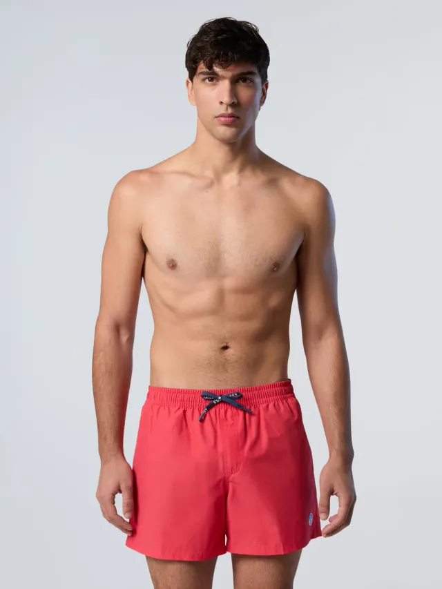 North Sails short de bain volley logo coton recyclé