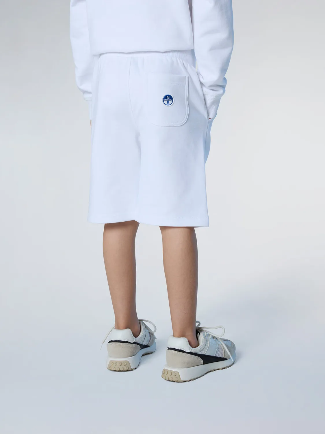 North Sails short sweat enfant coton bio patch logo