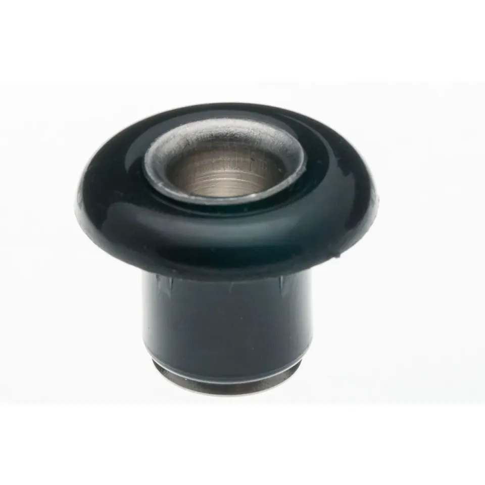 RWO R3044 passe-pont noir 8 mm clipsable x2
